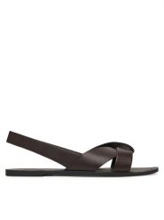 Vagabond Shoemakers Sandały Tia 2.0 5531-001-35 Brązowy. Brązowe sandały Vagabond Shoemakers, bez wzorów, ze skóry, bez obcasa, na płaskiej podeszwie, bez zapięcia. Za 429.99 zł.