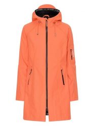 Ilse Jacobsen Płaszcz przeciwdeszczowy w kolorze pomarańczowym rozmiar: 38. Pomarańczowe płaszcze Ilse Jacobsen, m, bez wzorów, sportowe, bez kaptura. Za 359.45 zł.