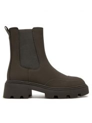 Athlecia Sztyblety Aaliyah EA234362 Brązowy. Brązowe botki Athlecia, bez wzorów, ze skóry, bez obcasa, na płaskiej podeszwie, bez zapięcia. Za 159.99 zł.