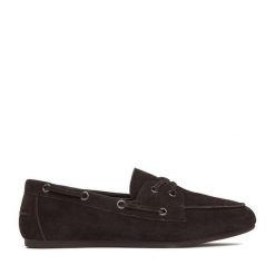 Mokasyny Badura. Brązowe mokasyny Badura, bez wzorów. Za 249.99 zł.