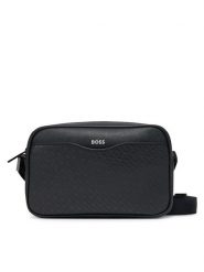 BOSS Torebka 50542251 Czarny. Czarne listonoszki Boss, bez wzorów, ze skóry, bez dodatków. Za 489.99 zł.