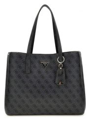 Guess Shopper bag w kolorze czarnym - 42 x 29 x 11 cm rozmiar: onesize. Czarne shopper bag Guess, z aplikacjami, z materiału, na ramię, bez dodatków. Za 463.38 zł.