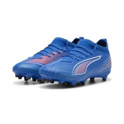 Młodzieżowe buty piłkarskie ULTRA 6 MATCH FG/AG PUMA. Biała buty do biegania Puma, bez wzorów, bez zapięcia, do biegania. W wyprzedaży za 129.99 zł.