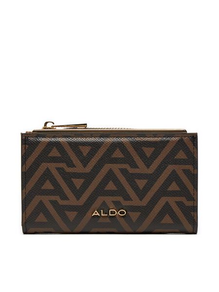 Aldo Portfel Mereclya 13824420 Brązowy. Brązowe portfele Aldo, bez wzorów, ze skóry. Za 109.99 zł.