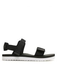 Columbia Sandały Via BL8473 Czarny. Czarne sandały Columbia, bez wzorów, z materiału, sportowe, bez obcasa, bez zapięcia. Za 299.99 zł.