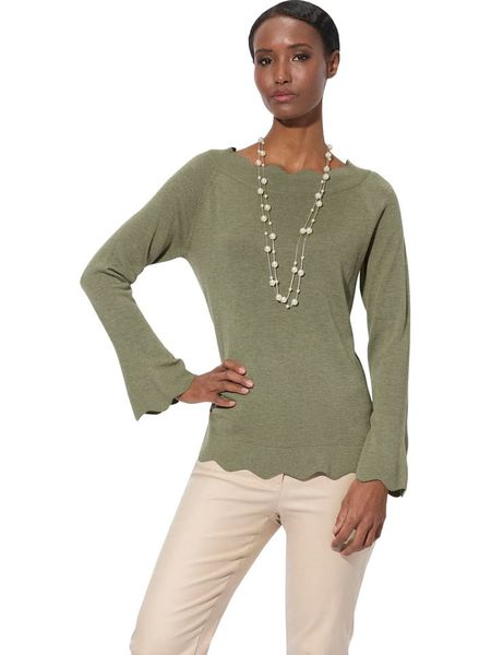 WITT WEIDEN Bluzka w kolorze khaki rozmiar: 44. Brązowe bluzki WITT WEIDEN, bez wzorów, bez kołnierzyka, bez ramiączek. Za 78.99 zł.