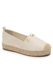 DeeZee Espadryle HYPNOTICO WSS990-203 Beżowy. Brązowe espadryle DeeZee, bez wzorów, z materiału, bez obcasa. Za 59.99 zł.