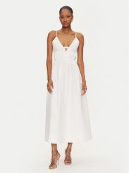 Herskind Sukienka letnia Miranda 5571172 Écru Regular Fit. Sukienki Herskind, bez wzorów, z bawełny, bez kołnierzyka, bez ramiączek. Za 609.99 zł.