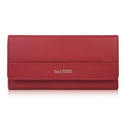Portfel damski skórzany czerwony duży w orientacji pozioma z RFID Paolo Peruzzi AL-01-RD. Czerwone portfele PAOLO PERUZZI, bez wzorów, ze skóry. Za 74.00 zł.