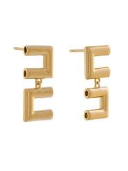 Elisabetta Franchi Kolczyki OR-54A-57E2-V140 Złoty. Żółte kolczyki Elisabetta Franchi, metalowe. Za 609.99 zł.