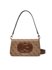 Guess Torebka HWESG9 51320 Beżowy. Brązowe torebki klasyczne Guess, z aplikacjami, ze skóry, bez dodatków. Za 379.99 zł.