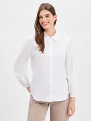 JOOP! bluzka koszulowa - Brianne Kobiety Bawełna biały, 38. Białe t-shirty sportowe Joop!, bez wzorów, z bawełny, bez ramiączek. Za 329.95 zł.