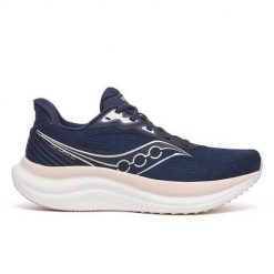 Buty do biegania damskie Saucony S11023234. Niebieskie buty do biegania Saucony, bez wzorów, bez zapięcia, do biegania. Za 1,122.00 zł.