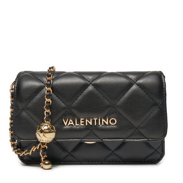 Torebka Valentino. Czarne listonoszki Valentino, bez wzorów, bez dodatków. Za 379.99 zł.