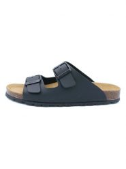 Billowy Klapki w kolorze czarnym rozmiar: 38. Czarne klapki Billowy, bez wzorów, klasyczne, z otwartym noskiem, bez obcasa, bez zapięcia. Za 56.53 zł.