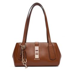 Torebka Guess. Brązowe torebki klasyczne Guess, z aplikacjami, klasyczne, bez dodatków. Za 639.99 zł.