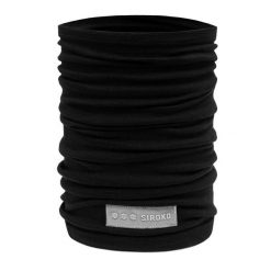 Komin kolarski unisex SIROKO SRX Whirlwind wełna merino. Czarne szaliki i kominy SIROKO, na zimę, bez wzorów, z materiału. Za 76.00 zł.