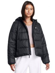 Kurtka puchowa z wypełnieniem syntetycznym damska Under Armour Lw Insulate Jacket - czarna. Czarne kurtki Under Armour, s, bez wzorów, z nylonu, bez kaptura. W wyprzedaży za 249.99 zł.