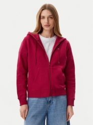 Tommy Jeans Bluza Flag DW0DW19729 Różowy Regular Fit. Czerwone bluzy Tommy Jeans, s, bez wzorów, z bawełny, bez kaptura. Za 259.99 zł.