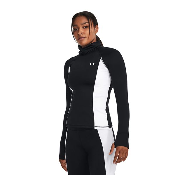 Bluza damska Under Armour Train CW Funnel Neck. Czarne bluzy Under Armour, l, bez wzorów, bez kaptura, na fitness i siłownię. Za 189.99 zł.