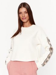 Guess Bluza V3BQ16 KB3P2 Écru Regular Fit. Bluzy Guess, xxs, z aplikacjami, z syntetyku, bez kaptura. Za 229.99 zł.