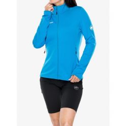 Bluza z zamkiem damska Mammut Aconcagua Light ML Jacket. Niebieskie bluzy Mammut, na zimę, m, bez wzorów, bez kaptura, narciarskie. Za 576.99 zł.
