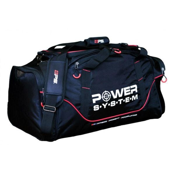 Torba treningowa POWER SYSTEM Magna Bag. Czarne torby sportowe POWER SYSTEM, bez wzorów, z materiału, na ramię. Za 179.00 zł.