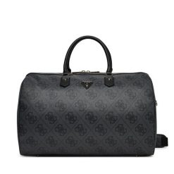 Torba Guess. Czarne torby podróżne Guess, z aplikacjami. Za 499.99 zł.