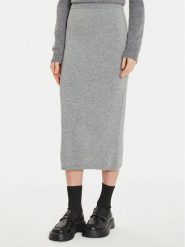 ViCOLO Spódnica midi 22085S Szary Regular Fit. Szare spódnice ViCOLO, s, bez wzorów, z wiskozy, midi. Za 219.99 zł.