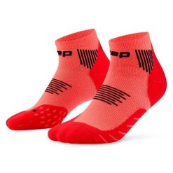 Damskie skarpety kompresyjne do biegania sportowe za kostkę Core Run CEP. Brązowe skarpetki CEP, bez wzorów, z elastanu. Za 74.00 zł.