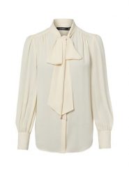 Lauren Ralph Lauren Rozkloszowana bluzka damska Kobiety Sztuczne włókno żółty jednolity, M. Żółte bluzki Lauren Ralph Lauren, m, bez wzorów, z włókna, eleganckie, bez kołnierzyka, bez ramiączek. Za 849.95 zł.