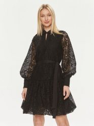 Bruuns Bazaar Sukienka koktajlowa Avril BBW3835 Czarny Regular Fit. Czarne sukienki Bruuns Bazaar, bez wzorów, z syntetyku, wizytowe, bez kołnierzyka, bez ramiączek. Za 489.99 zł.