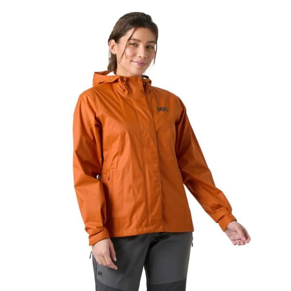 Damska kurtka wodoodporna Helly Hansen Loke. Brązowe kurtki Helly Hansen, xl, bez wzorów, z materiału, bez kaptura. Za 497.50 zł.