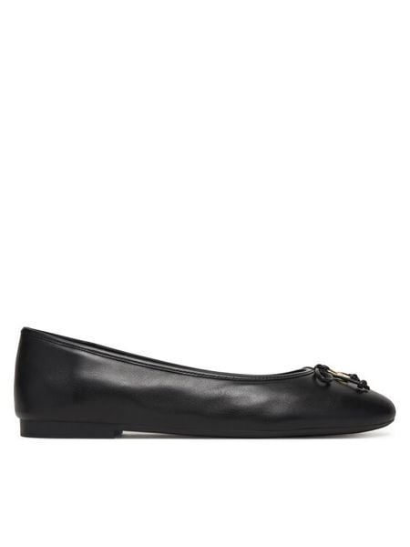Tommy Hilfiger Baleriny Smooth Lthr Ballet FW0FW09006 Czarny. Czarne baleriny Tommy Hilfiger, bez wzorów, ze skóry, bez obcasa, bez zapięcia. Za 255.99 zł.