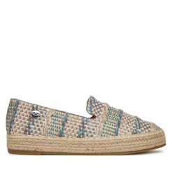 Espadryle Roxy. Niebieskie espadryle Roxy, bez wzorów, bez obcasa. Za 99.99 zł.