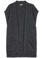 Herrlicher Kardigan "Lisany" w kolorze antracytowym rozmiar: XL. Czarne swetry Herrlicher, xl, bez wzorów, z wełny, bez ramiączek. Za 204.95 zł.