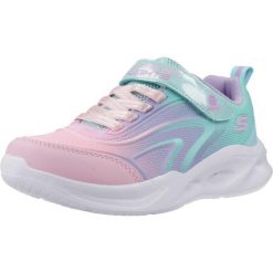 Buty SKECHERS SOLA GLOW Wielokolorowy. Buty trekkingowe Skechers, bez wzorów, z syntetyku, bez zapięcia, trekkingowe. Za 216.99 zł.