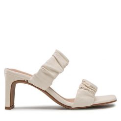 Klapki Bianco. Brązowe klapki Bianco, bez wzorów, bez obcasa, bez zapięcia. Za 279.99 zł.
