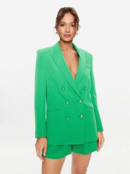 Chiara Ferragni Marynarka 74CBQ711 Zielony Regular Fit. Zielone marynarki i żakiety Chiara Ferragni, bez wzorów, z syntetyku, bez ramiączek. Za 1,329.00 zł.