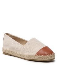 Jenny Fairy Espadryle WS990-166 Beżowy. Brązowe espadryle Jenny Fairy, bez wzorów, z materiału, bez obcasa. Za 89.99 zł.