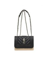 Steve Madden Torebka Bcala Crossbody SM13000617-02002-BOB Czarny. Czarne listonoszki Steve Madden, bez wzorów, ze skóry, bez dodatków. Za 739.99 zł.