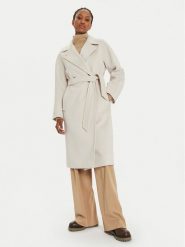 Weekend Max Mara Płaszcz wełniany Resina 2425016092 Écru Regular Fit. Płaszcze Weekend Max Mara, na zimę, bez wzorów, z wełny, bez kaptura. Za 3,449.00 zł.