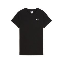 Damska koszulka prążkowana ESS ELEVATED PUMA Black. Czarne t-shirty sportowe Puma, s, bez wzorów, prążkowane, bez ramiączek. Za 129.00 zł.