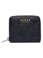 Guess Portfel "Cresidia" w kolorze czarnym - 11 x 9 x 2,5 cm rozmiar: onesize. Czarne portfele Guess, z aplikacjami, z materiału. Za 130.99 zł.