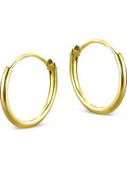 Revoni Złote kolczyki-kreole rozmiar: onesize. Żółte kolczyki Revoni, złote. Za 233.33 zł.