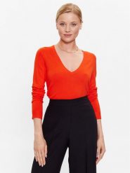 Liu Jo Sweter WF3127 MA18F Pomarańczowy Regular Fit. Brązowe swetry Liu Jo, m, bez wzorów, z wiskozy, bez ramiączek. Za 389.99 zł.