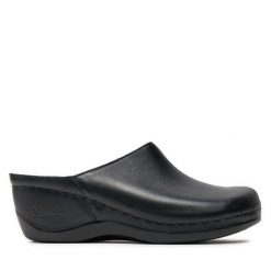 Klapki Berkemann. Czarne klapki Berkemann, bez wzorów, bez obcasa, bez zapięcia. Za 359.99 zł.