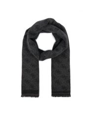 Guess Szalik AM9665 POL03 Szary ciemny. Szare szaliki i kominy Guess, z aplikacjami, z poliesteru. Za 234.99 zł.