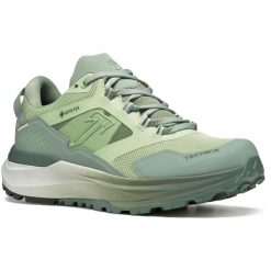 Buty trekkingowe damskie Tecnica Agate S Gtx. Zielone buty trekkingowe Tecnica, z materiału, bez zapięcia. W wyprzedaży za 797.65 zł.