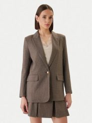 Morgan Marynarka 261-VEN.F Brązowy Regular Fit. Brązowe marynarki i żakiety Morgan, bez wzorów, z syntetyku, bez ramiączek. Za 479.99 zł.